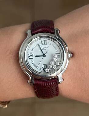 Chopard Happy Sport 27/8238-23 White Dial Ladies Watch